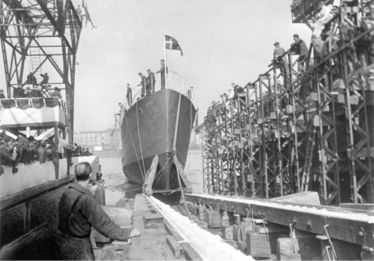 Torpedobåden KRIEGER søsættes